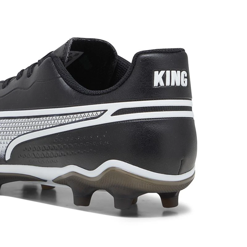 Puma King Match Play FG/AG Men's Football Boots Black / White - Image 6
