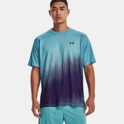 Under Armour Men's UA Techâ„¢ Fade T-Shirt Glacier Blue / Sonar Blue - Tall