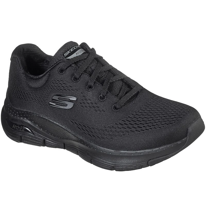 Skechers Women's Arch Fit - Sunny Outlook Trainers Black / Black - Image 3