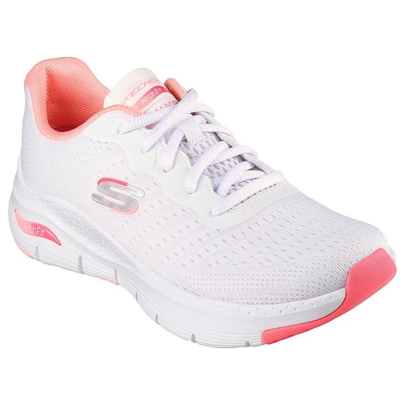 Skechers Women's Arch Fit - Infinity Cool Runners White / Pink - Image 5