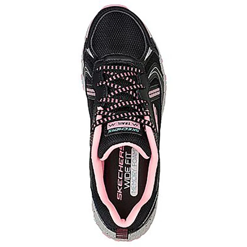 Skechers Women's Hillcrest - Vast Adventure Walking Shoes Black / Hot Pink - Image 5