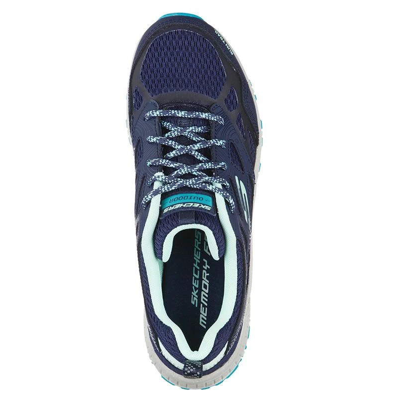 Skechers Women's Hillcrest - Pure Escapade Runners Navy / Turquoise - Image 4