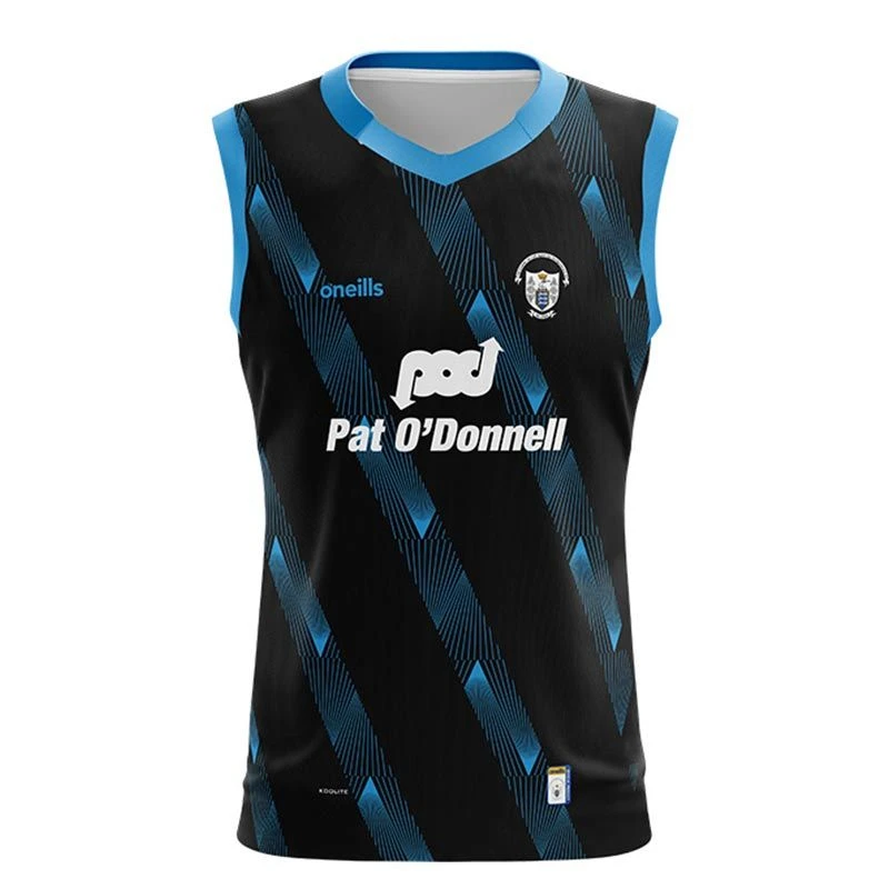 Clare GAA Training Vest Black / Sky