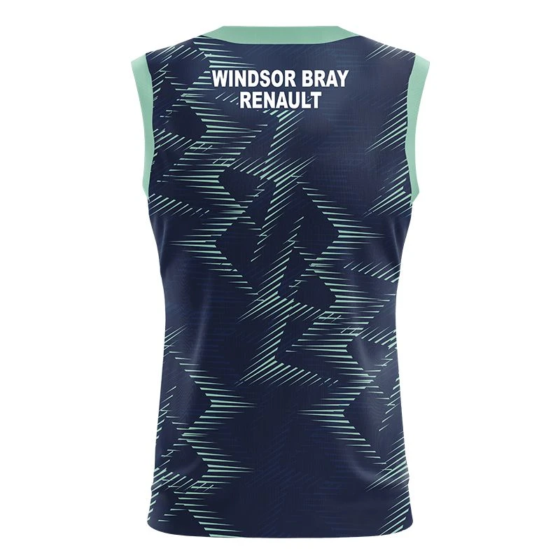 Wicklow GAA Kids' Training Vest Marine / Green - Image 2