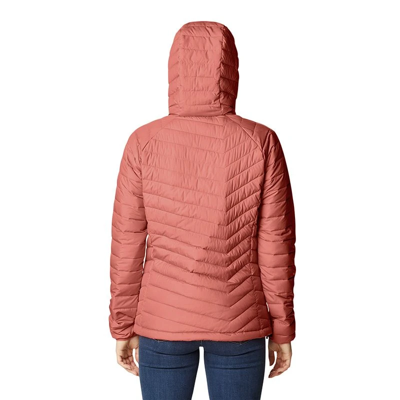 Columbia Women's Powder Lite⢠Hooded Jacket Dark Coral - Image 2