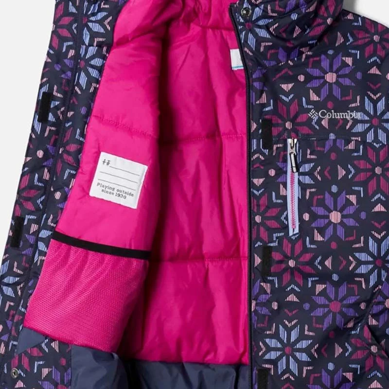 Columbia Kids' Alpine Free Fall™ II Ski Jacket Serenity Paperflakes - Image 3