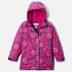Columbia Kids' Alpine Free Fall™ II Ski Jacket Wild Fuchsia Paperflakes