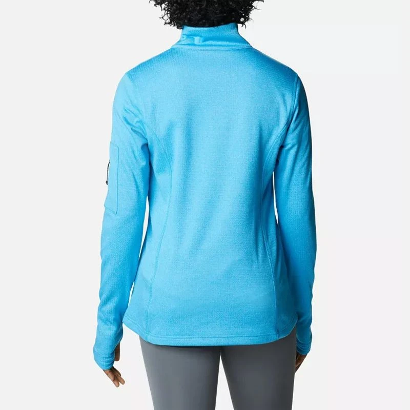 Columbia Women's Park View™ Half Zip Fleece Blue Chill Heather - Image 2