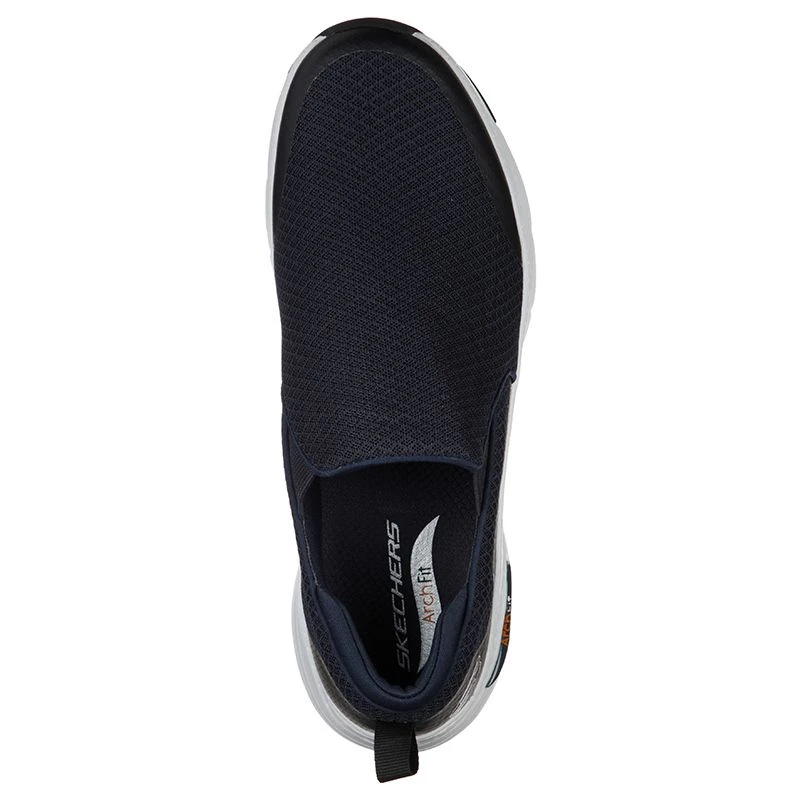 Skechers Men's Arch Fit Banlin Slip-On Runners Navy / Grey - Image 4