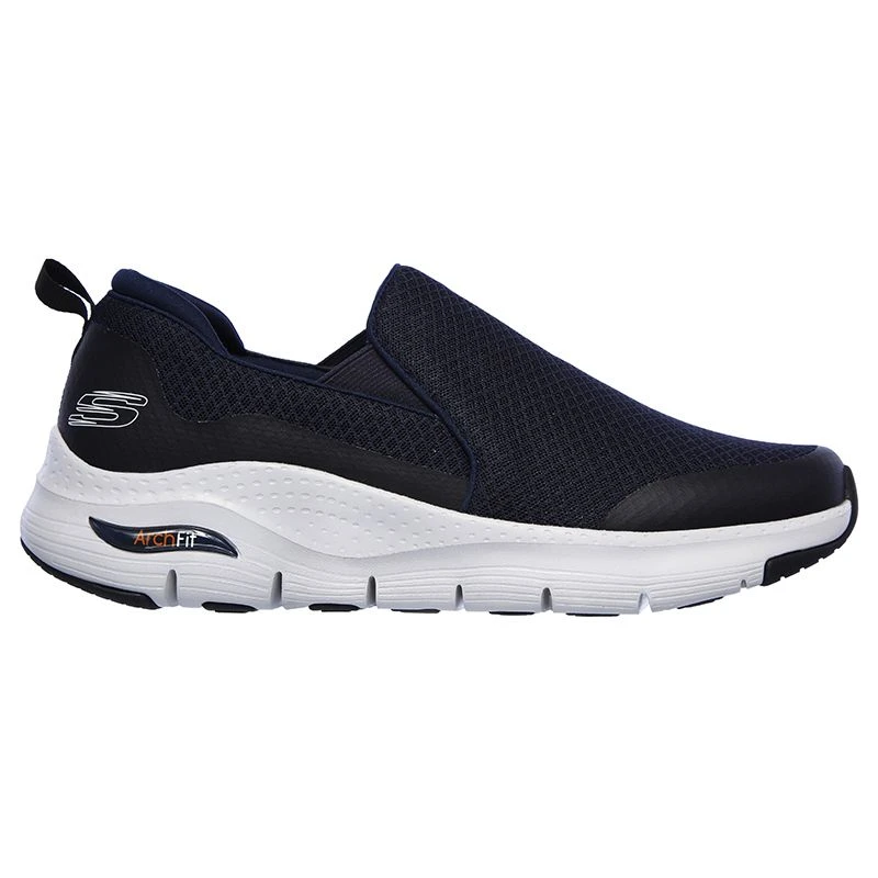 Skechers Men's Arch Fit Banlin Slip-On Runners Navy / Grey