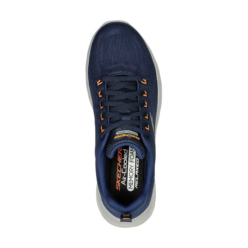 Skechers Men's Relaxed Fit: Equalizer 5.0 Navy / Orange - Image 4