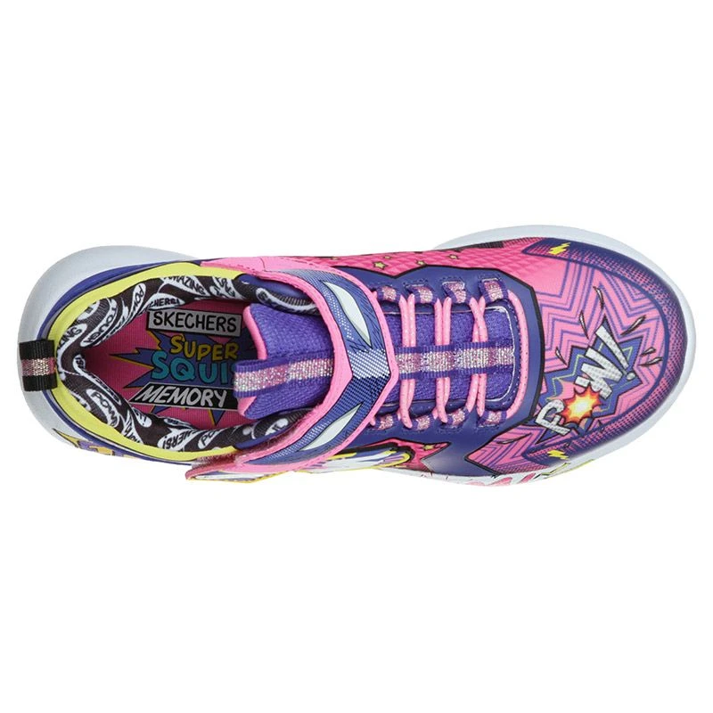 Skechers Kids' Dynamight Hero Status Junior Runners Pink / Puple - Image 4