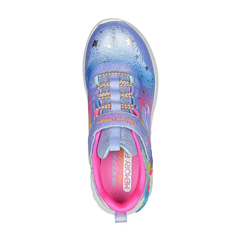 Skechers Kids' Unicorn Dreams Junior Runners Blue / Multi - Image 4