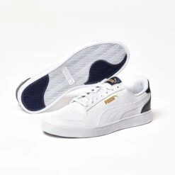 Puma Men's Shuffle Trainers White / Peacoat