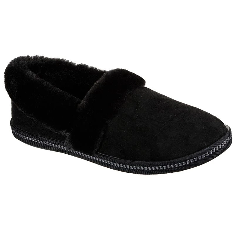 Skechers Women's Cozy Campfire Team Toasty Slippers Black