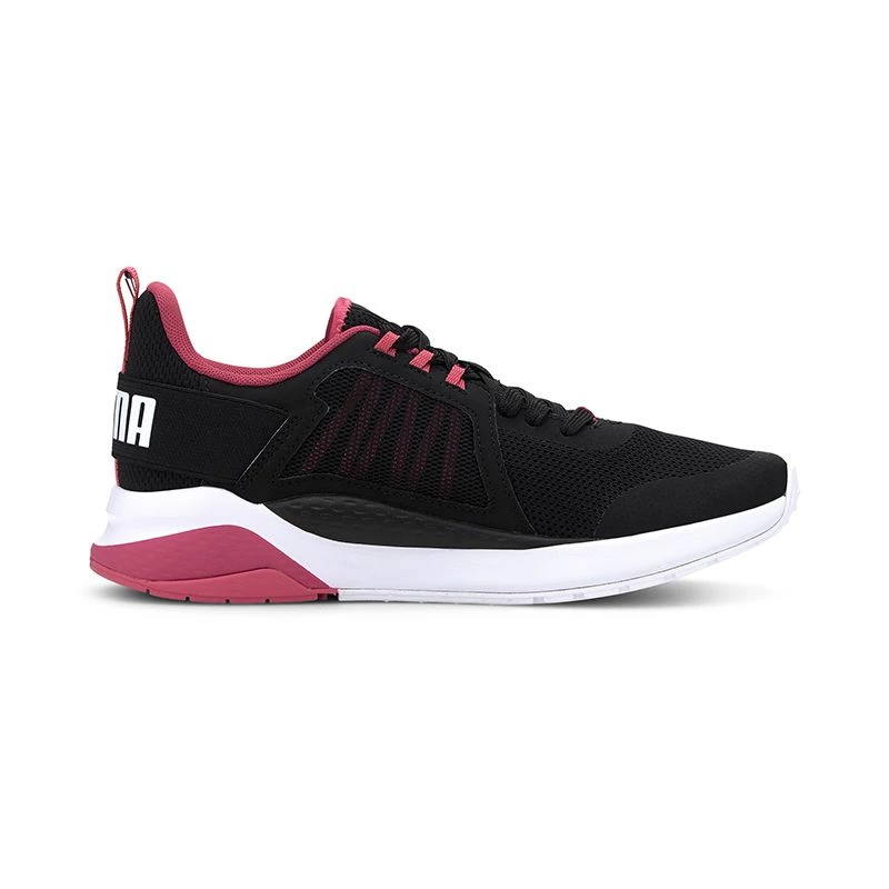 Puma Women's Anzarun Trainers Black / Glowing Pink / White - Image 2