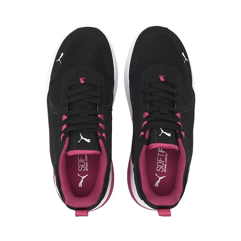 Puma Women's Anzarun Trainers Black / Glowing Pink / White - Image 5