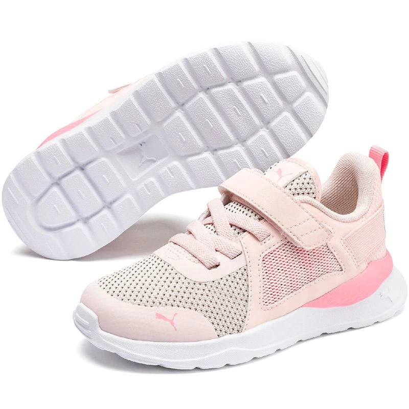Puma Kids' Anzarun Knit Junior Runners Rosewater / Peony - Image 3