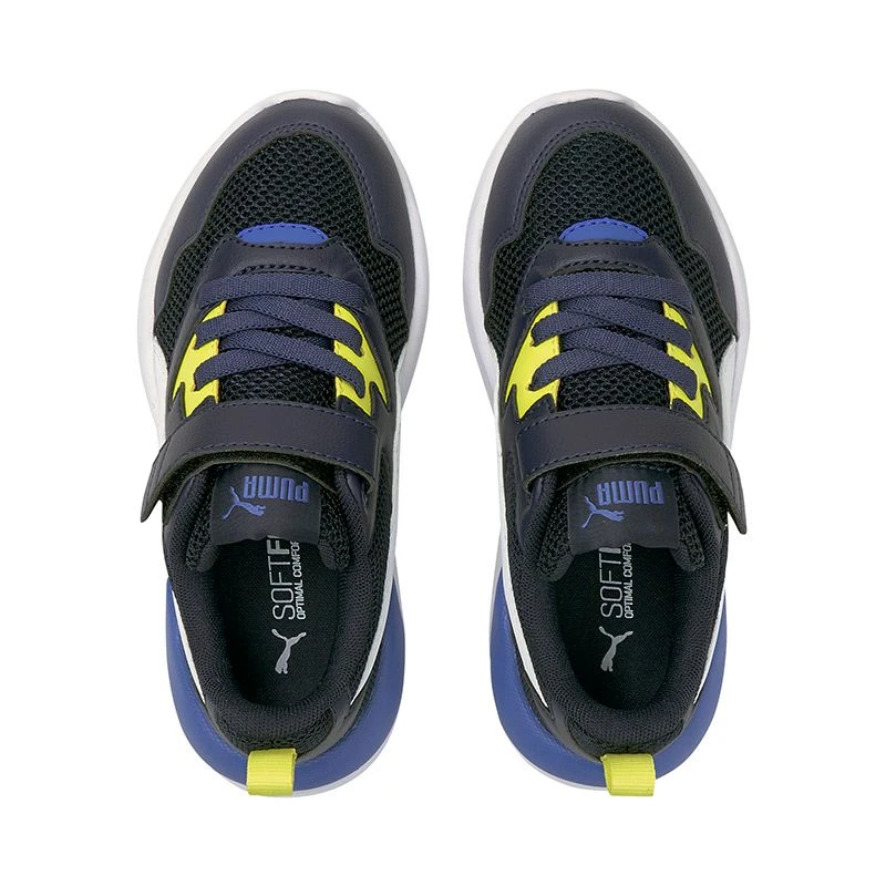 Puma Kids' X-Ray Lite PS Trainers Peacoat / White / Sulphur Spring / Star Sapphire - Image 5