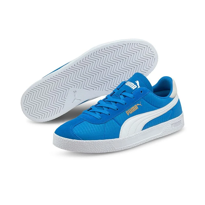 Puma Men's Club NL Trainers Blue / White / Gold - Image 3