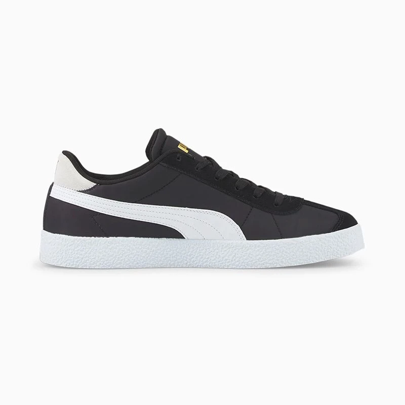 Puma Men's Club Nylon Runners Black / White / Gold - Image 2