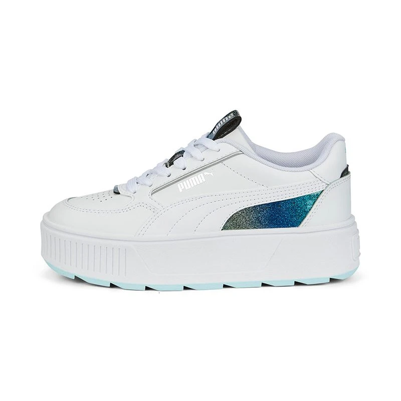 Puma Kids' Karmen Rebelle Night Out Youth Runners White / Light Aqua