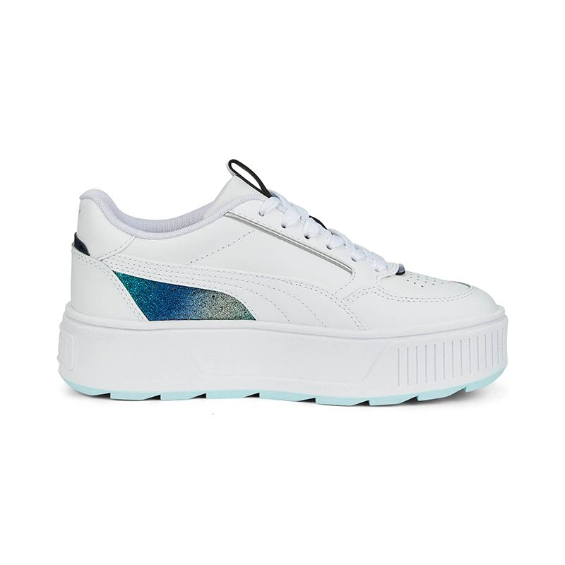 Puma Kids' Karmen Rebelle Night Out Youth Runners White / Light Aqua - Image 2