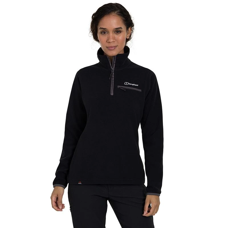Berghaus Women's Prism 2.0 Micro Fleece Half Zip Black