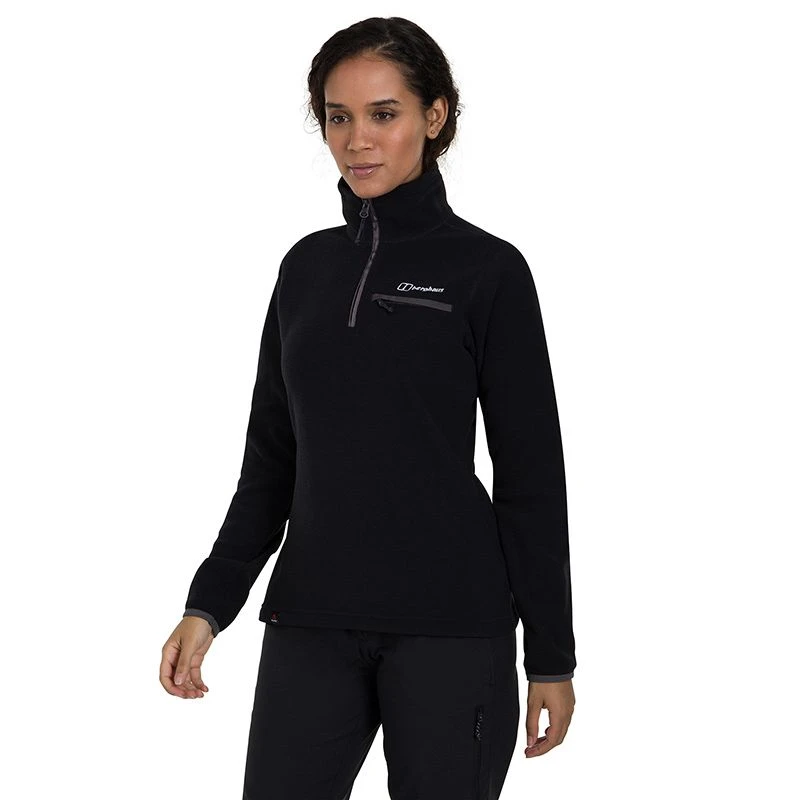 Berghaus Women's Prism 2.0 Micro Fleece Half Zip Black - Image 2