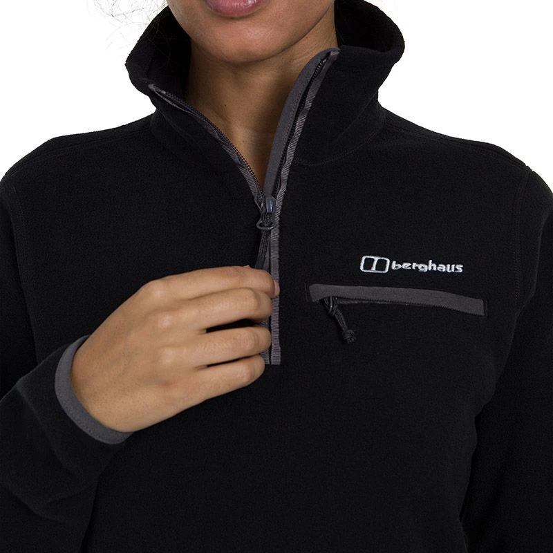 Berghaus Women's Prism 2.0 Micro Fleece Half Zip Black - Image 5