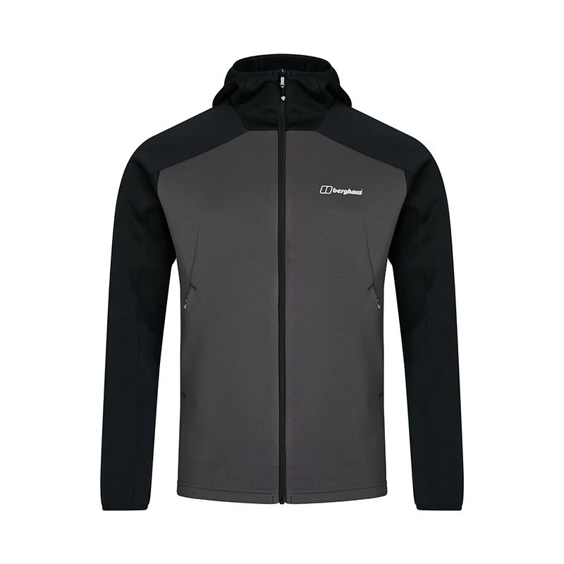 Berghaus Men's Gyber Fleece Jacket Grey / Black - Image 6