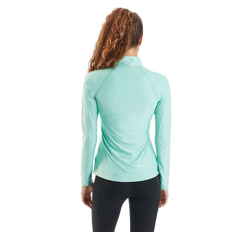 Berghaus Women's 24/7 Half Zip Dusty Jade Green - Image 3
