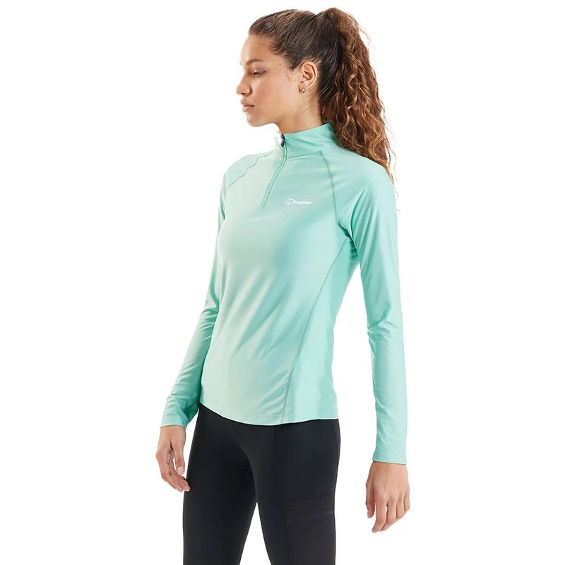Berghaus Women's 24/7 Half Zip Dusty Jade Green - Image 2