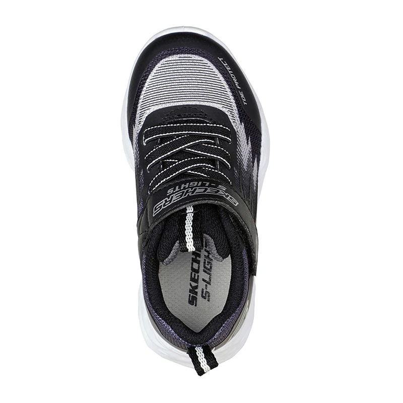 Skechers Kids' S Lights: Vortex-Flash - Zorent Infant Runners Black / Grey - Image 4
