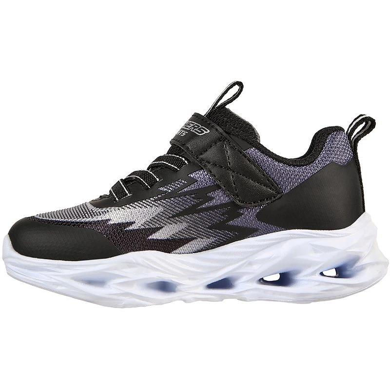 Skechers Kids' S Lights: Vortex-Flash - Zorent Infant Runners Black / Grey - Image 2