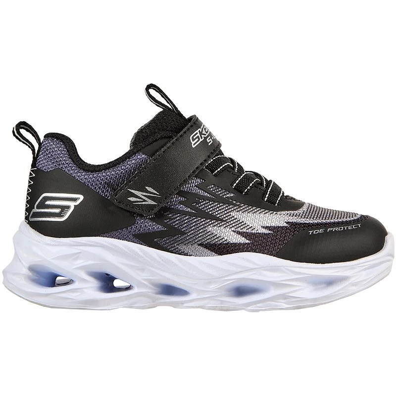 Skechers Kids' S Lights: Vortex-Flash - Zorent Infant Runners Black / Grey