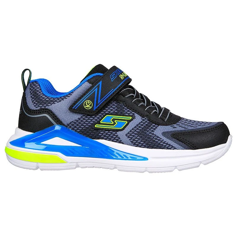 Skechers S Lights Tri-Namics Junior Runners Black / Charcoal