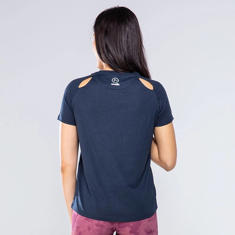 Women's Madison Cotton T-Shirt Marine - Image 2