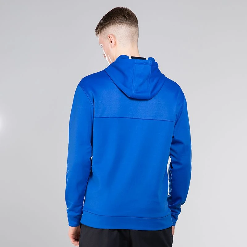 Men's Zack Fleece Pullover Hoodie Royal / Marine / Silver - Image 2