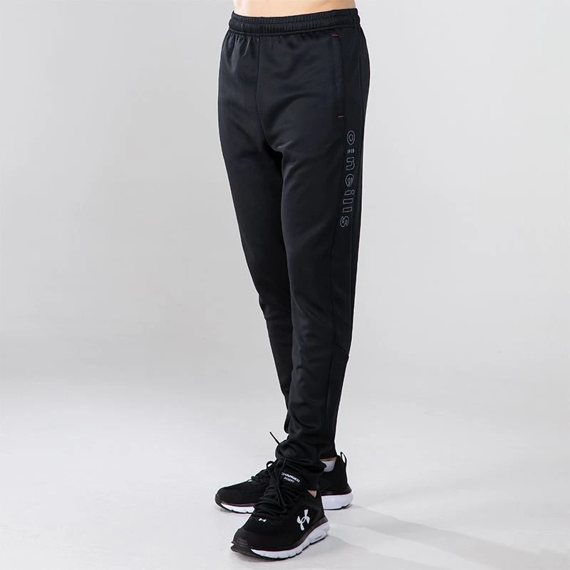 Men's Cody Hybrid Skinny Tracksuit Bottoms Black / Red / Grey