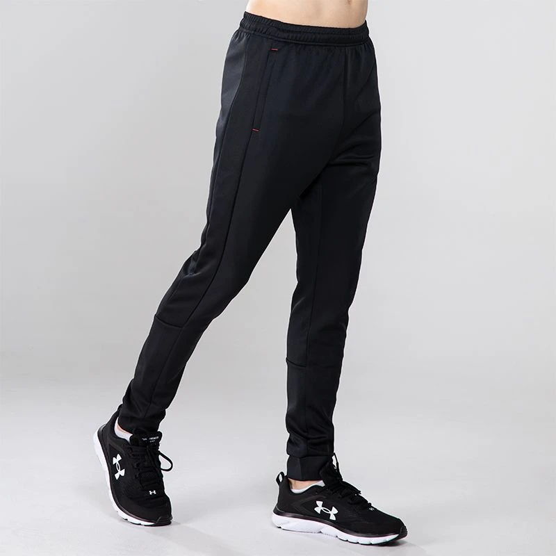 Men's Cody Hybrid Skinny Tracksuit Bottoms Black / Red / Grey - Image 2