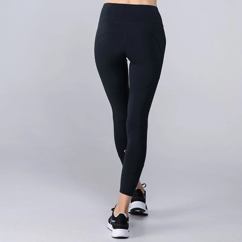 Women's Freya 7/8 Leggings Black / Rose Gold - Image 3