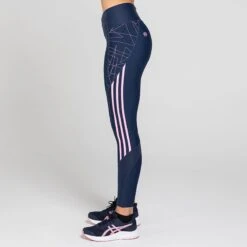Women's Dolmen Full Length Leggings Marine / Pink / Purple