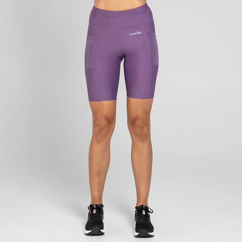 Women's Ariana Cycling Shorts Purple - Image 4