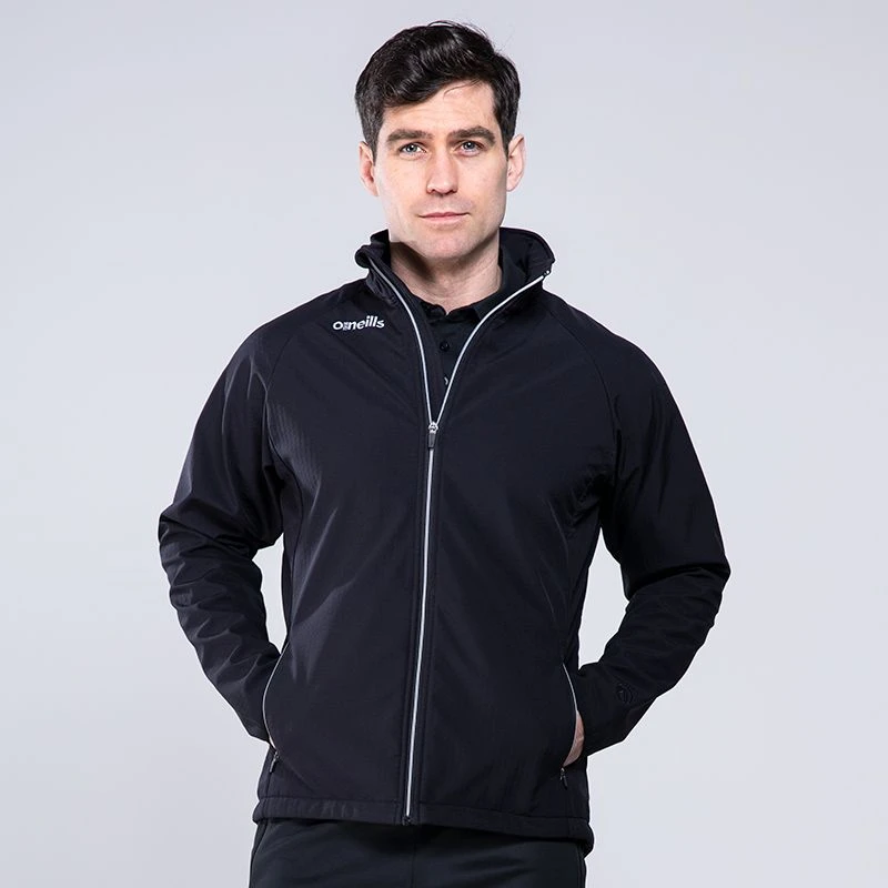 Men's Idaho Soft Shell Full Zip Jacket Black - Image 2