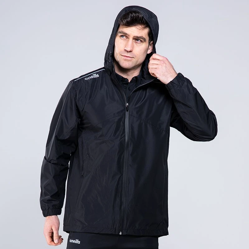 Men's Dalton Rain Jacket Black - Image 5