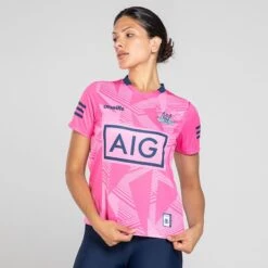 Dublin GAA Women's Short Sleeve Training Top Pink