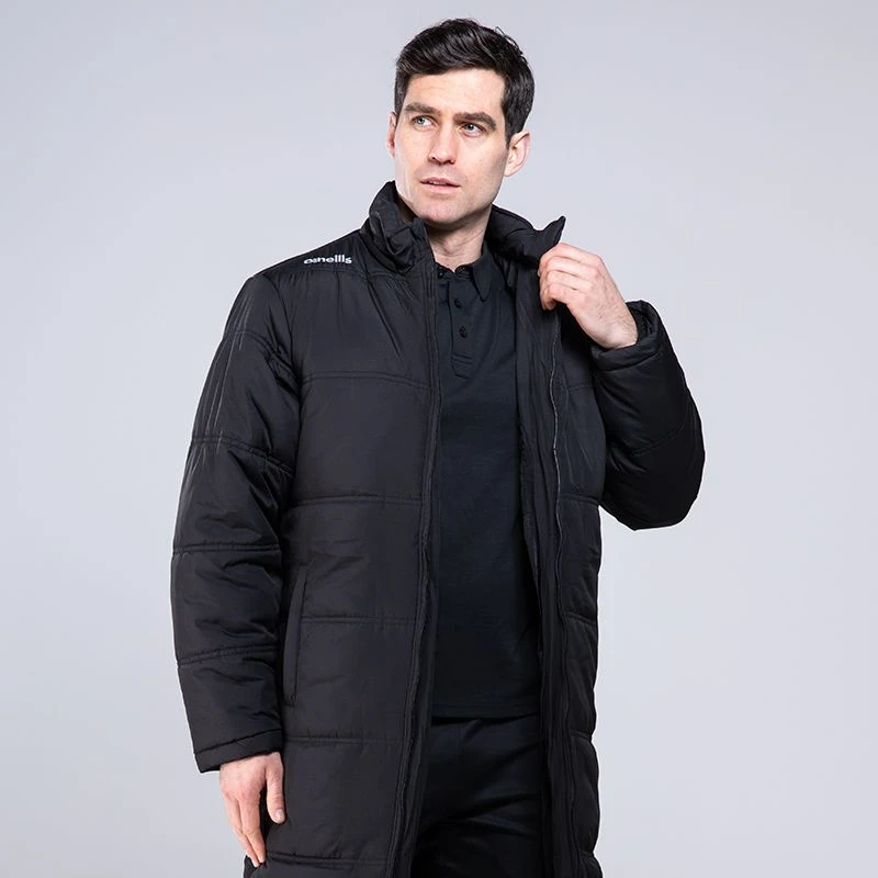 Men's Galaxy Hooded Sub Coat Black - Image 3