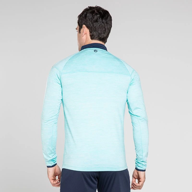 Men's Defender Brushed Half Zip Top Green / Marine / Green - Image 2