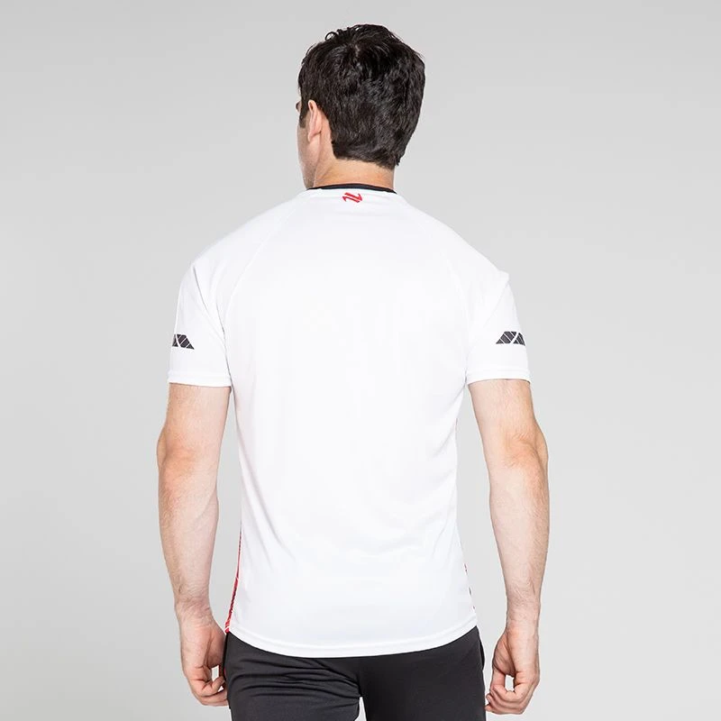 Men's Coby T-Shirt White / Black / Red - Image 2